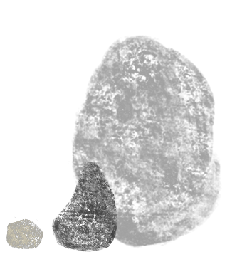 自然石のイラスト