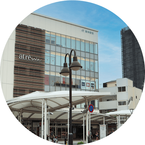 JR総武線・大江戸線 東中野駅